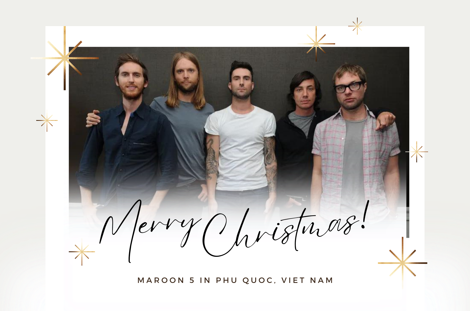 Marry christmas Maroon 5 phu quoc