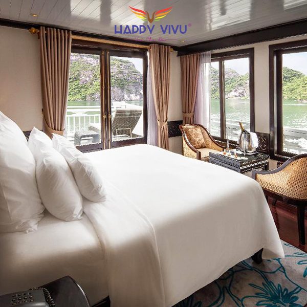 Combo tour du lịch Hạ Long Paradise Luxury Cruise - Double Bed Room