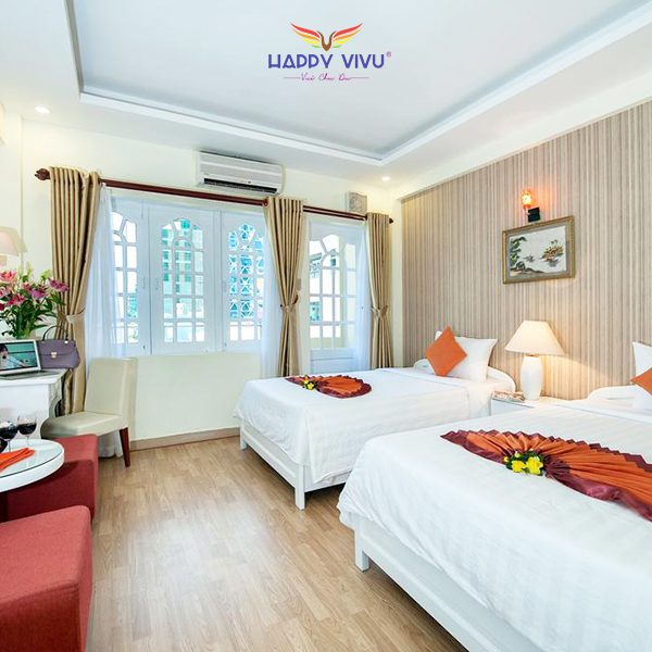 Combo tour du lịch Nha Trang Palm Beach 2 Hotel - Twin bed room