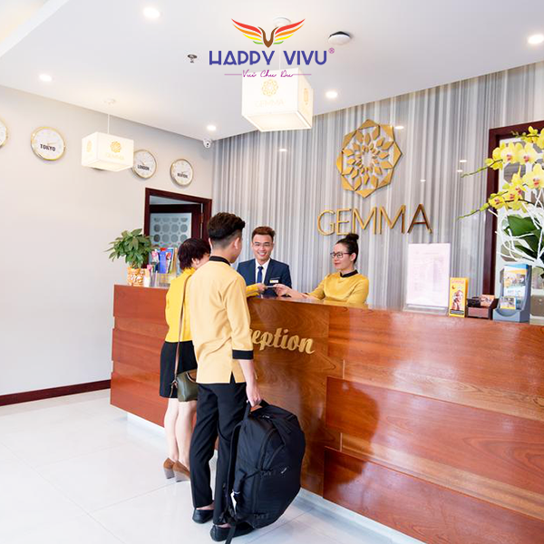 Combo tour du lịch Đà Nẵng Gemma Hotel & Apartment - Lễ tân