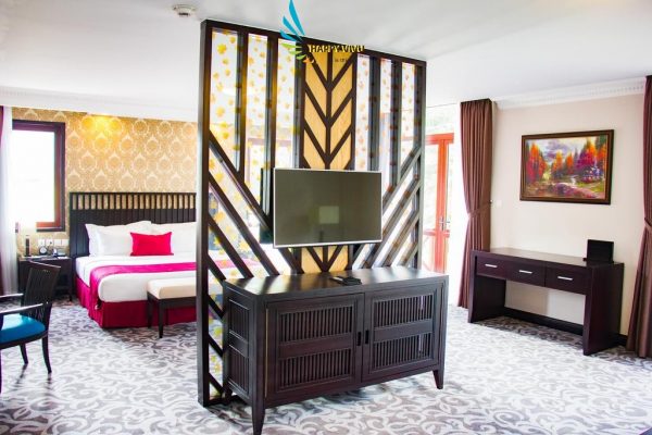 Combo tour du lịch Đà Lạt Swiss-Belresort Tuyen Lam Resort Toàn Cảnh Phòng Ngủ