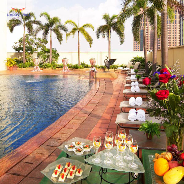 Combo tour Singapore Grand Copthorne Waterfront Hotel Bể Bơi