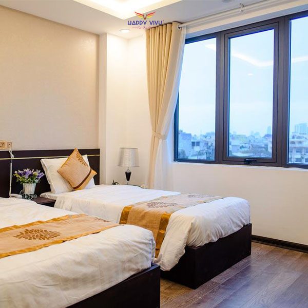 Combo tour du lịch Đà Nẵng Hanami Hotel - Twin Bed Room