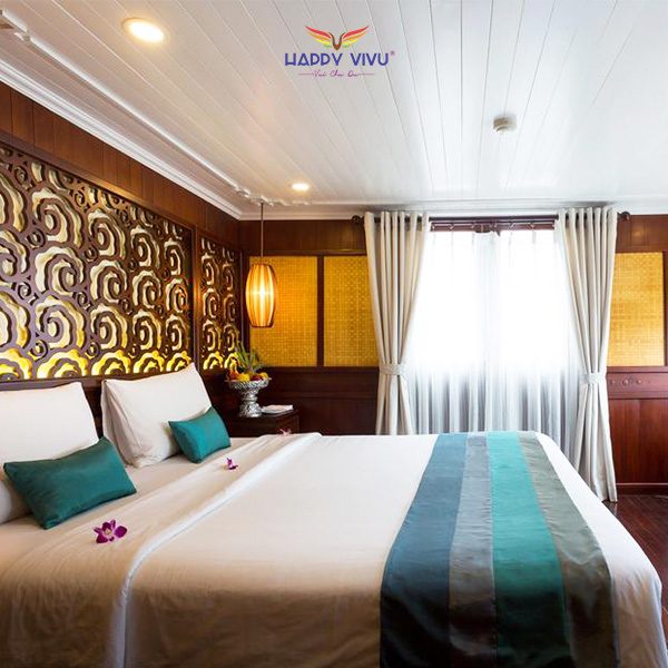 Combo tour du lịch Hạ Long Bhaya Cruise Double Bed Room