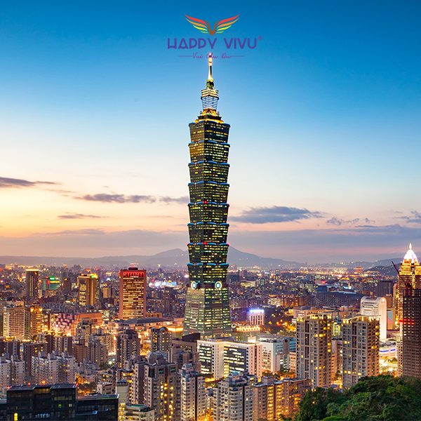 Tour du lịch Đài Loan Đài Bắc - Đài Trung - Cao Hùng - Tòa Taipei 101